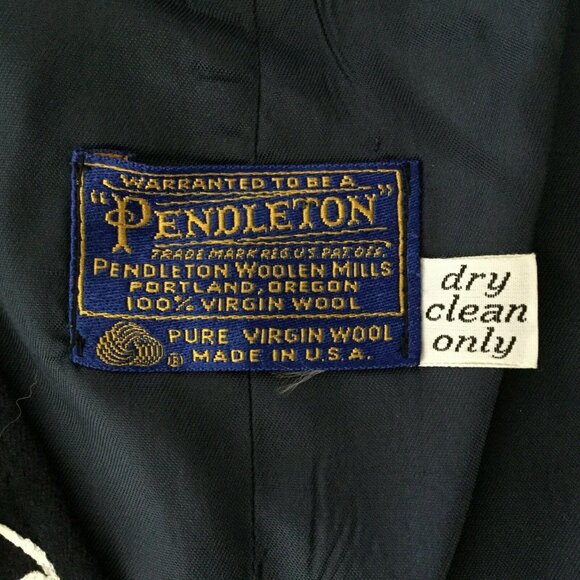 Pendleton Sleeveless Vest Womens S Navy Blue Sleeveless Beaded Paint Bling - Picture 6 of 6